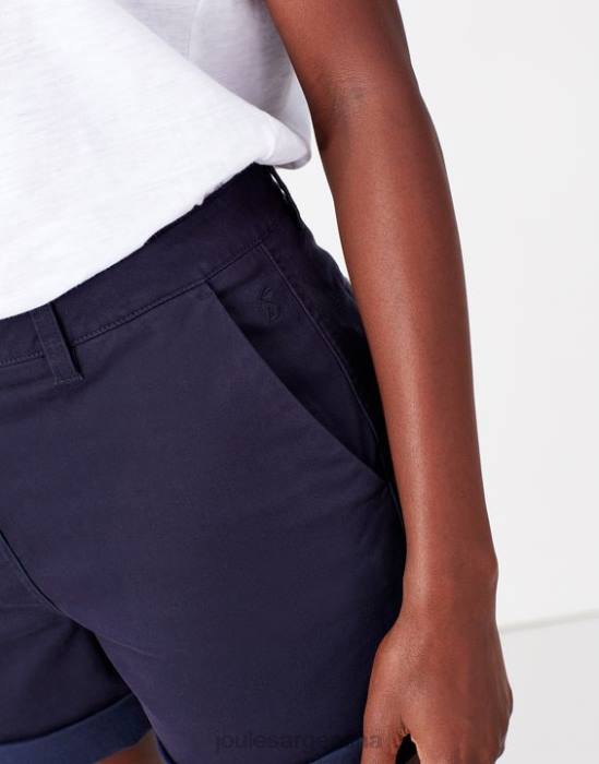Joules shorts chinos estilo crucero de largo medio mujer marina francesa vestir 64BB82