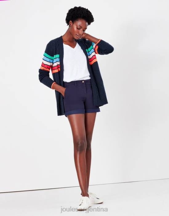 Joules shorts chinos estilo crucero de largo medio mujer marina francesa vestir 64BB82