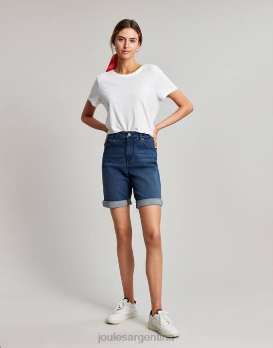 Joules shorts vaqueros largos shirley mujer índigo medio vestir 64BB73