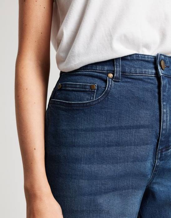 Joules shorts vaqueros largos shirley mujer índigo medio vestir 64BB73