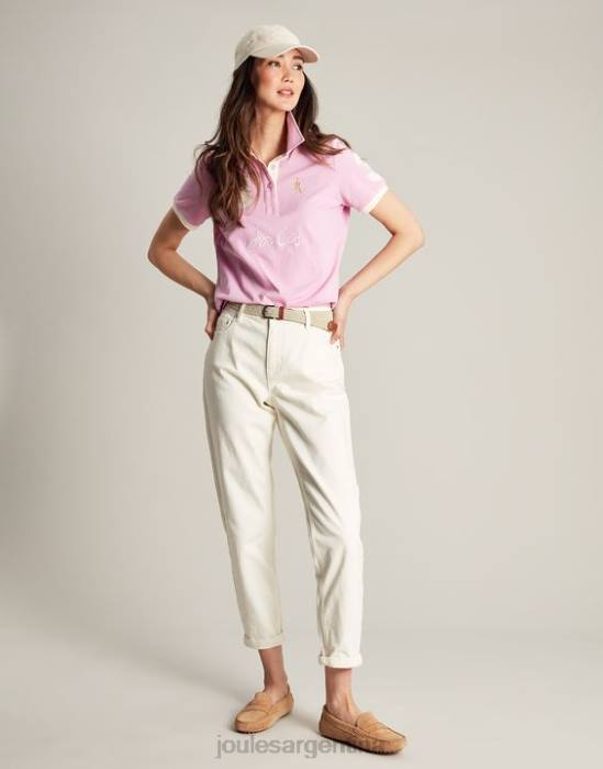 Joules polo de beaufort mujer Rosa claro vestir 64BB72