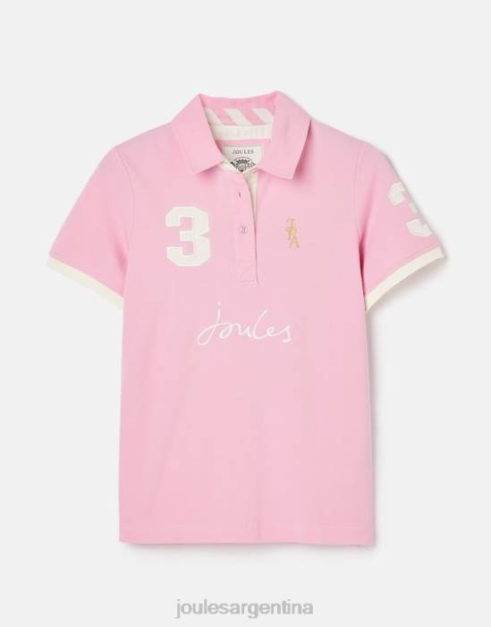 Joules polo de beaufort mujer Rosa claro vestir 64BB72