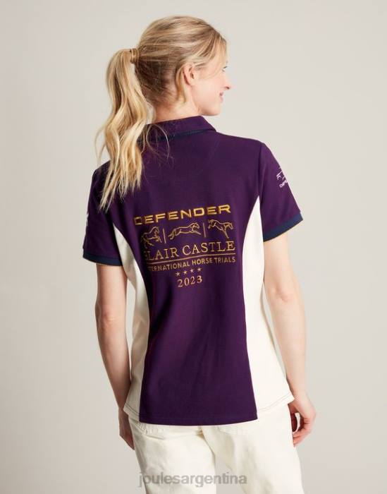 Joules polo de blair mujer baya morada vestir 64BB127