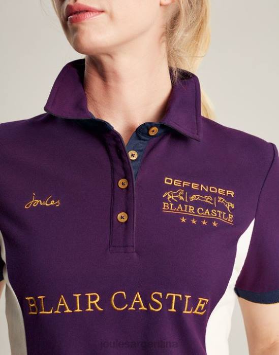 Joules polo de blair mujer baya morada vestir 64BB127