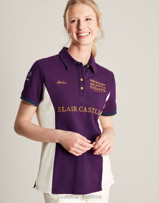 Joules polo de blair mujer baya morada vestir 64BB127