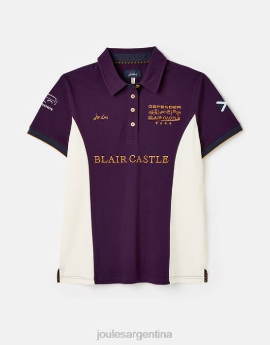 Joules polo de blair mujer baya morada vestir 64BB127