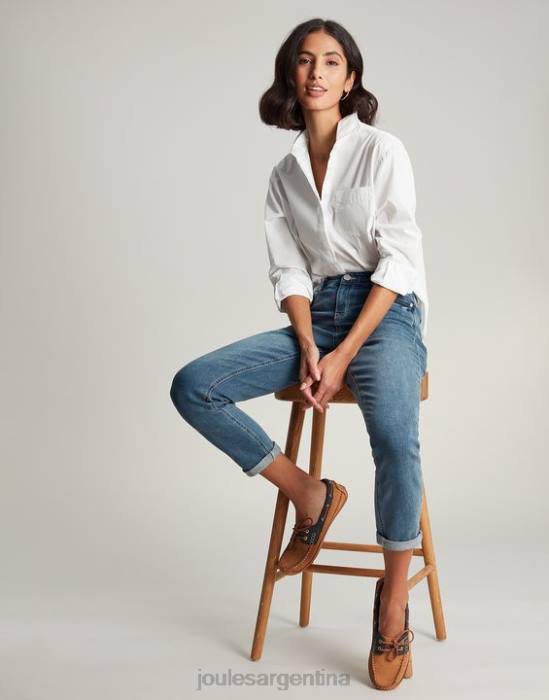 Joules camisa amilla con hombros caídos mujer crema vestir 64BB9