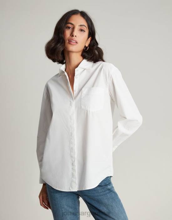 Joules camisa amilla con hombros caídos mujer crema vestir 64BB9