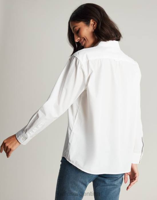 Joules camisa amilla con hombros caídos mujer crema vestir 64BB9