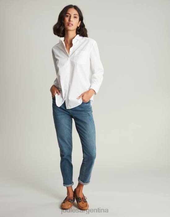 Joules camisa amilla con hombros caídos mujer crema vestir 64BB9