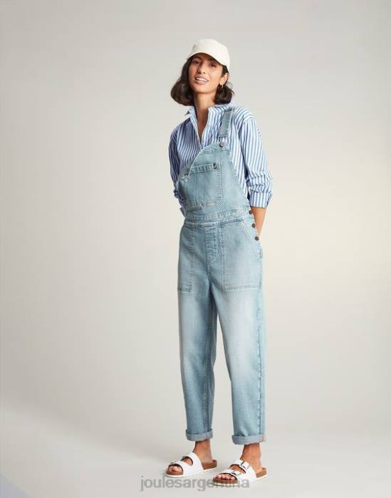 Joules camisa amilla con hombros caídos mujer raya azul vestir 64BB3