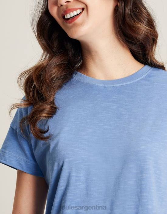 Joules camiseta manga corta macey mujer azul vestir 64BB81