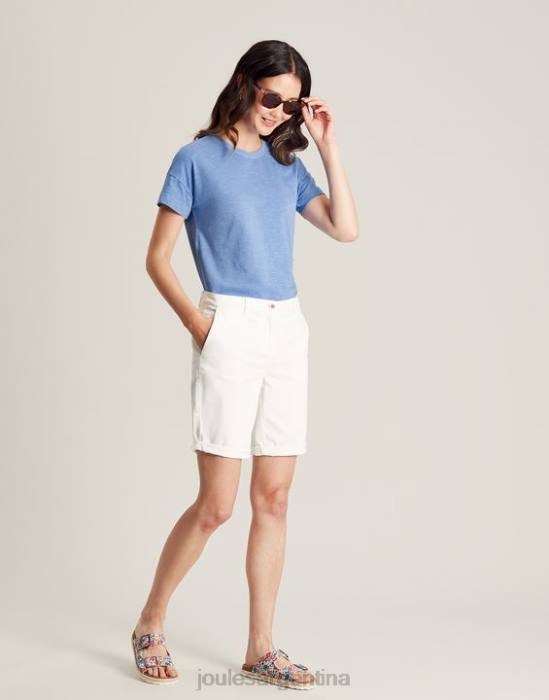 Joules camiseta manga corta macey mujer azul vestir 64BB81