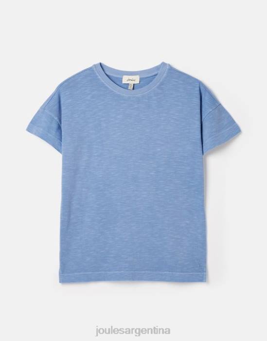 Joules camiseta manga corta macey mujer azul vestir 64BB81