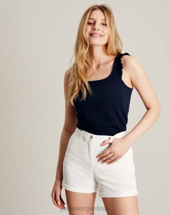 Joules tanque de volantes claire mujer marina francesa vestir 64BB119