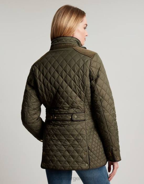 Joules chaqueta acolchada newdale mujer hoja de uva vestir 64BB52