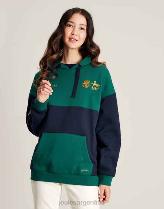 Joules sudadera con capucha bramham unisex mujer Pacífico vestir 64BB68