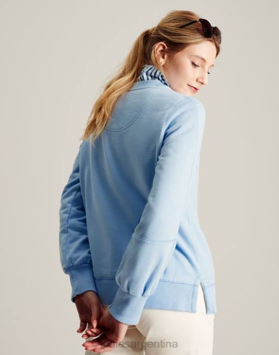 Joules sudadera con cuello redondo amina mujer cielo de yorkshire vestir 64BB21