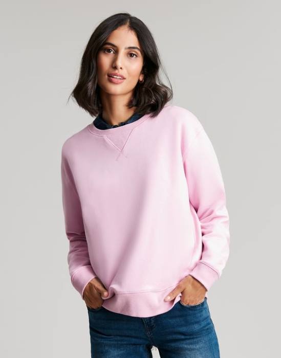 Joules sudadera con cuello redondo monique mujer amanecer rosa vestir 64BB65
