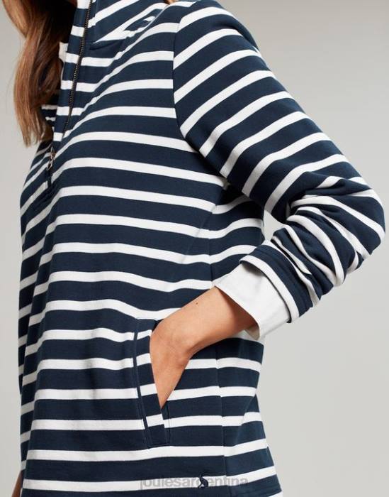 Joules sudadera con rayas mujer raya crema azul marino vestir 64BB27