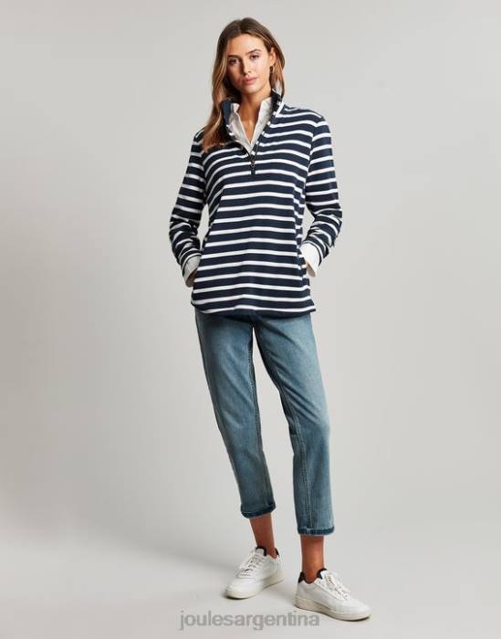 Joules sudadera con rayas mujer raya crema azul marino vestir 64BB27