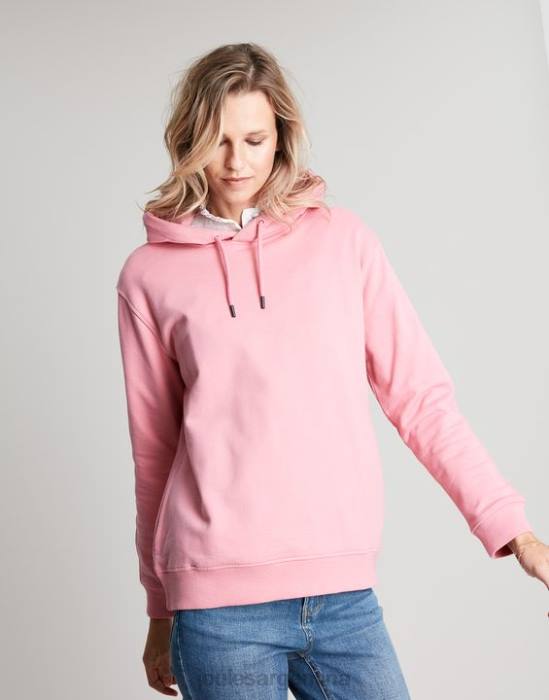 Joules sudadera katie relajada con capucha mujer rosa vestir 64BB67