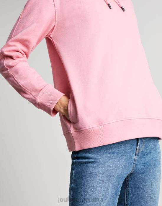 Joules sudadera katie relajada con capucha mujer rosa vestir 64BB67