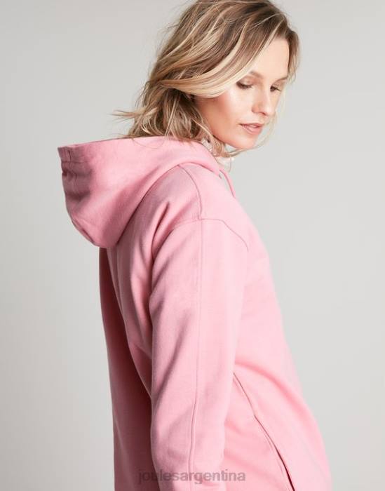 Joules sudadera katie relajada con capucha mujer rosa vestir 64BB67