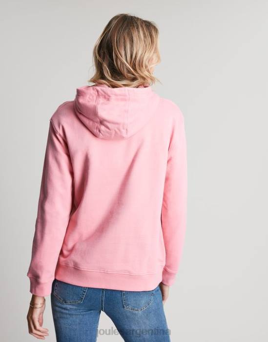 Joules sudadera katie relajada con capucha mujer rosa vestir 64BB67