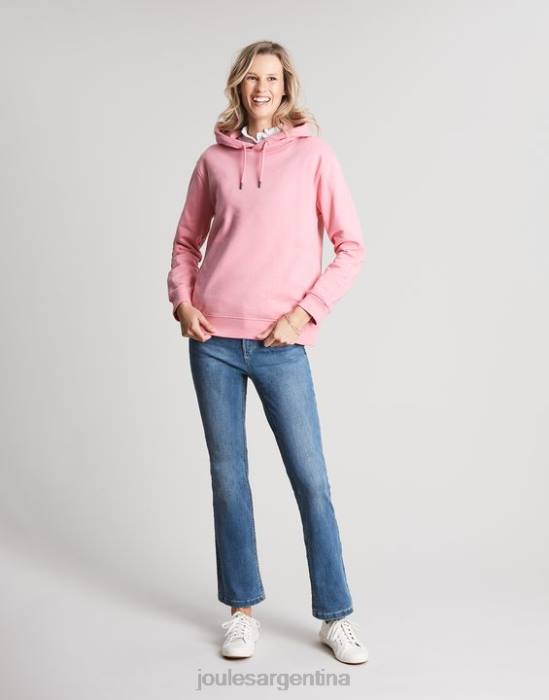 Joules sudadera katie relajada con capucha mujer rosa vestir 64BB67