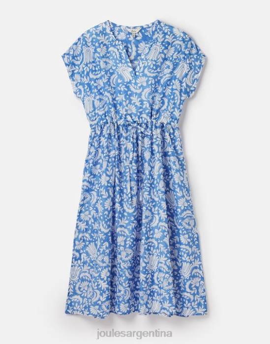 Joules vestido de playa brooke mujer flores azules vestir 64BB4