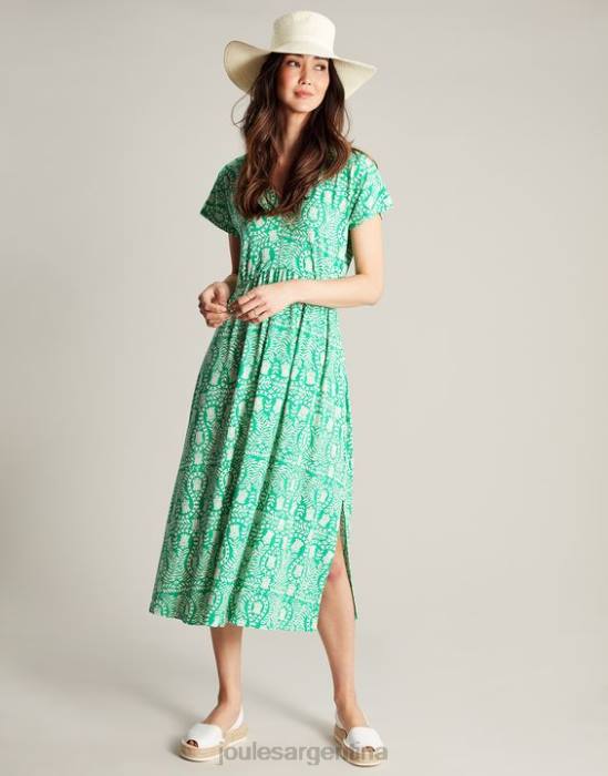 Joules vestido de punto nia mujer flores verdes vestir 64BB56