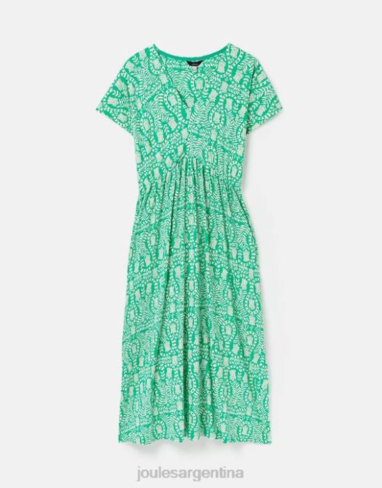Joules vestido de punto nia mujer flores verdes vestir 64BB56