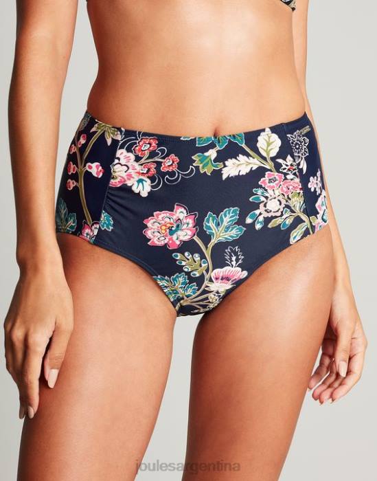 Joules braguitas de bikini jazmín mujer floral azul marino vestir 64BB137