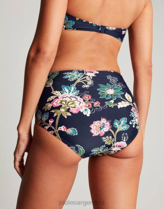 Joules braguitas de bikini jazmín mujer floral azul marino vestir 64BB137