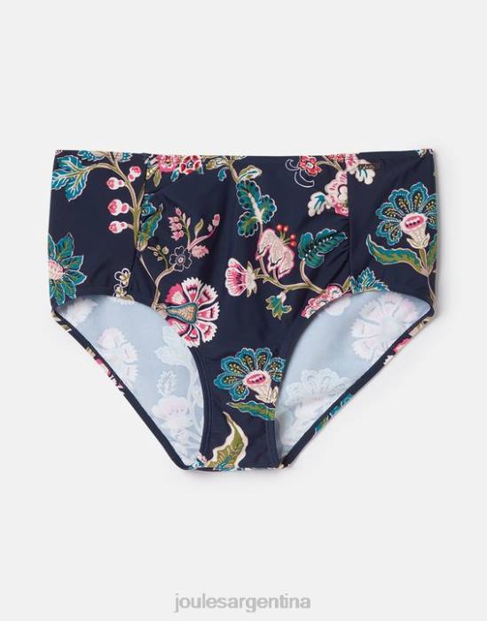 Joules braguitas de bikini jazmín mujer floral azul marino vestir 64BB137