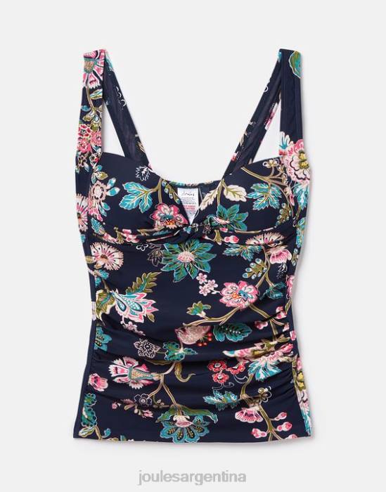 Joules tankini jazmín mujer floral azul marino vestir 64BB126