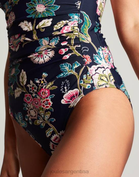 Joules traje de baño jazmín mujer floral azul marino vestir 64BB111