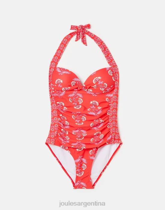 Joules traje de baño jazmín mujer rosa floral vestir 64BB37