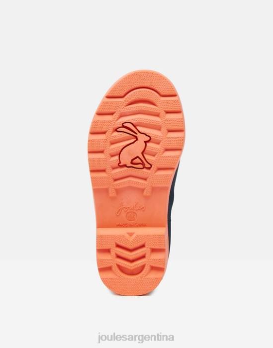 Joules botas de agua impresas Niños dinosaurio marina francesa calzado 64BB388