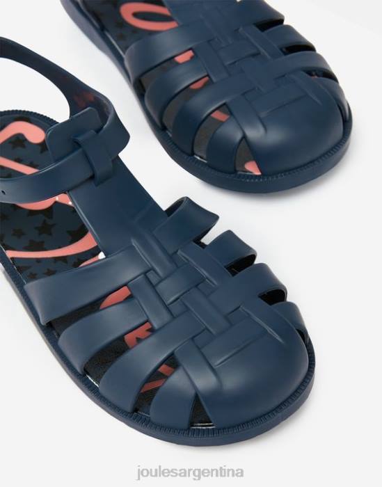 Joules zapato de gelatina viv Niños chaquetón azul marino calzado 64BB334