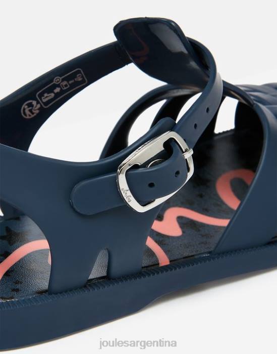 Joules zapato de gelatina viv Niños chaquetón azul marino calzado 64BB334
