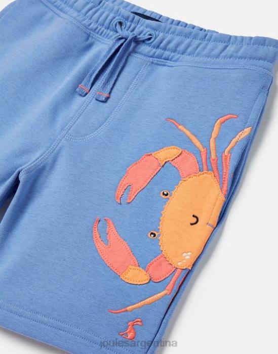 Joules Pantalones cortos deportivos novedosos Hamden 2-8 años Niños cangrejos azul claro vestir 64BB352