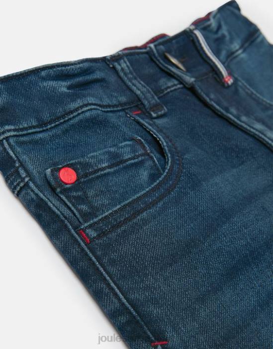 Joules short vaquero brandon jersey 2-12 años Niños azul medio vestir 64BB370