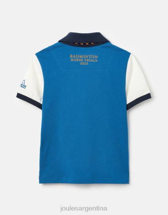 Joules Polo de bádminton unisex para niños de 2 a 12 años. Niños azul vestir 64BB345