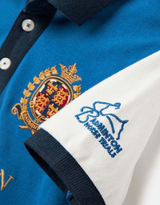 Joules Polo de bádminton unisex para niños de 2 a 12 años. Niños azul vestir 64BB345