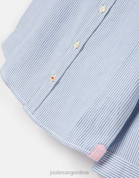 Joules camisa oxford rayas 2-12 años Niños raya azul vestir 64BB348