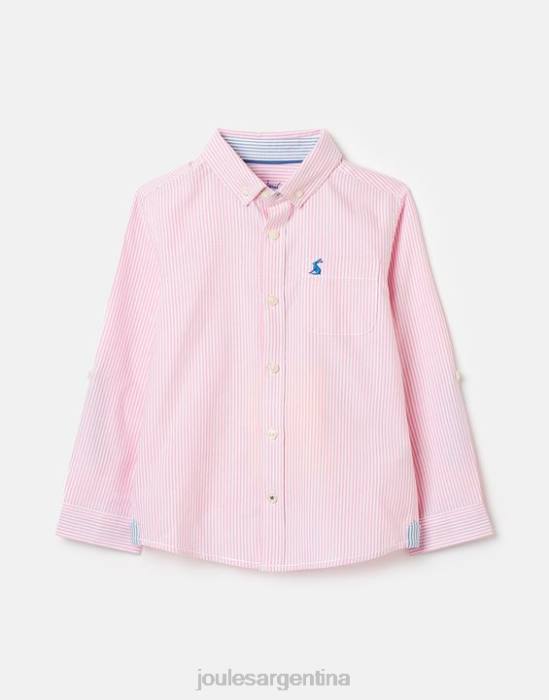 Joules camisa oxford rayas 2-12 años Niños rosa vestir 64BB340
