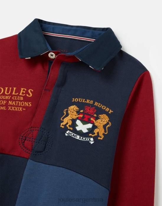 Joules camiseta union rugby 2-12 años Niños marina francesa vestir 64BB374
