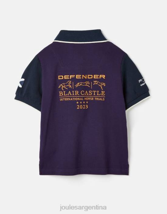 Joules polo blair 2-12 años Niños marina francesa vestir 64BB376